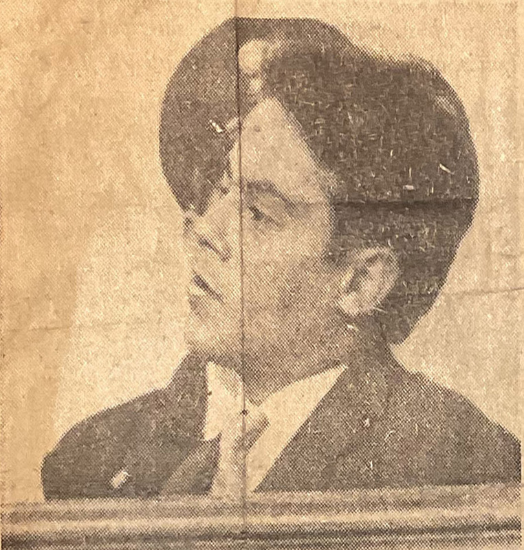 Francesco Virdis durante il processo