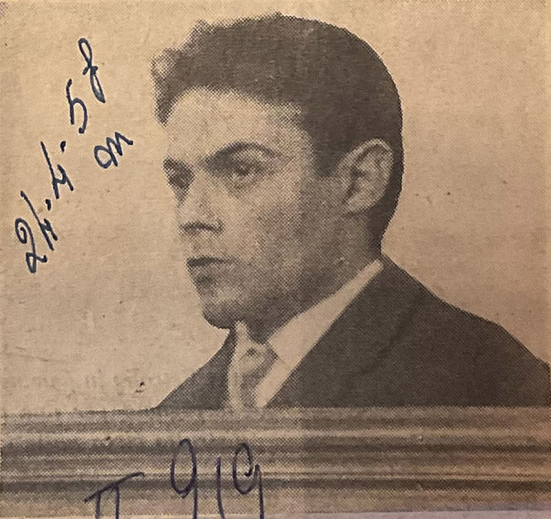 Francesco Virdis durante il processo