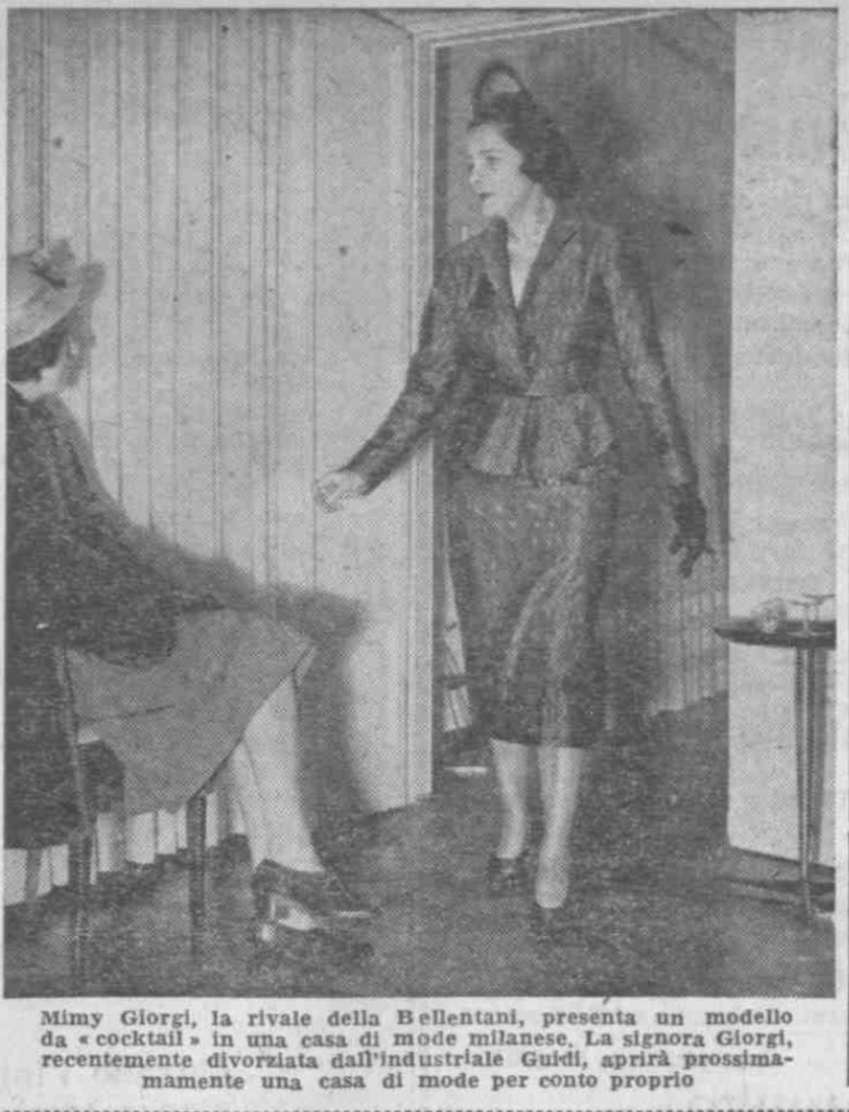 Mimi Giorgi, "la rivale della Bellentani"