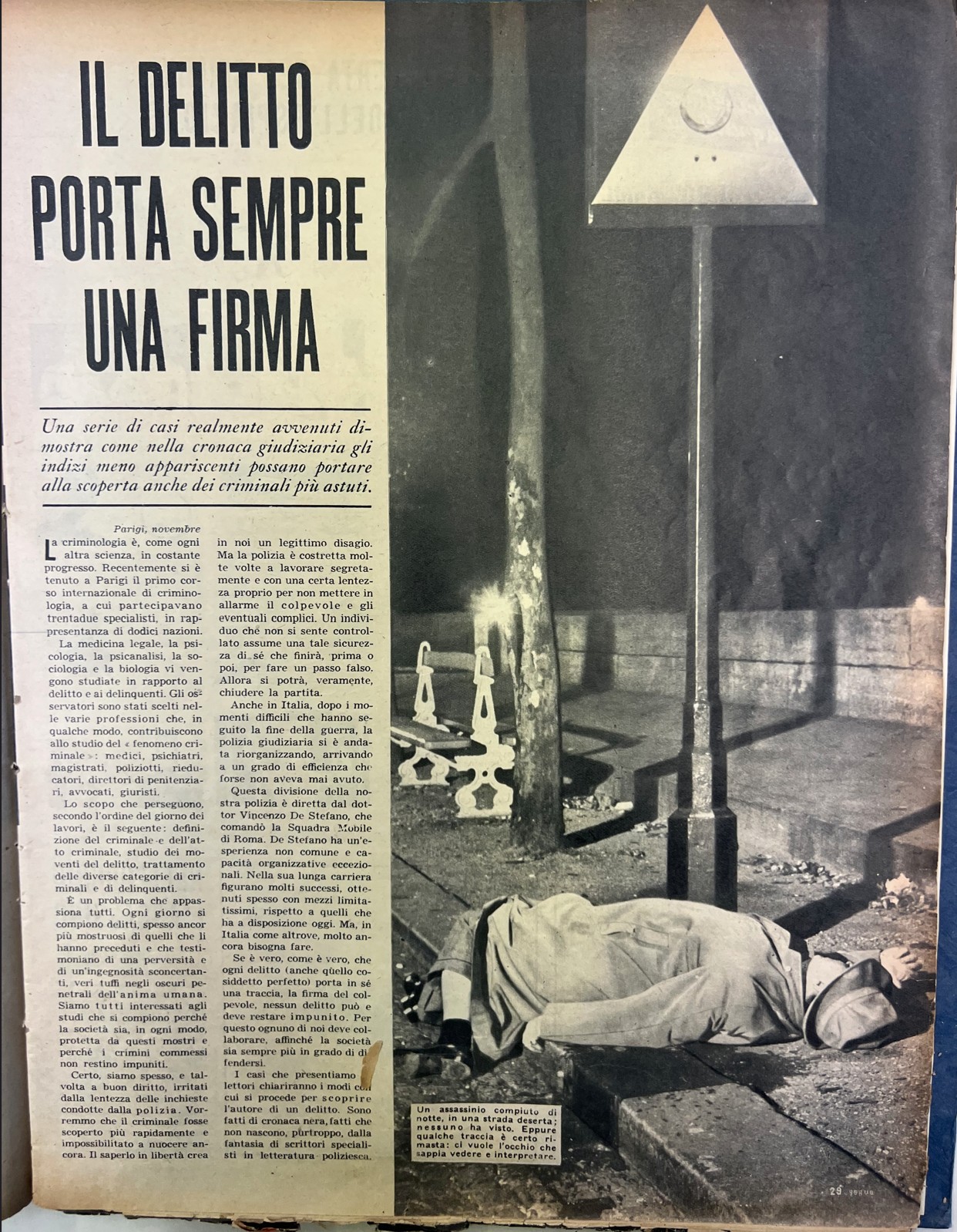 Il delitto porta sempre una firma