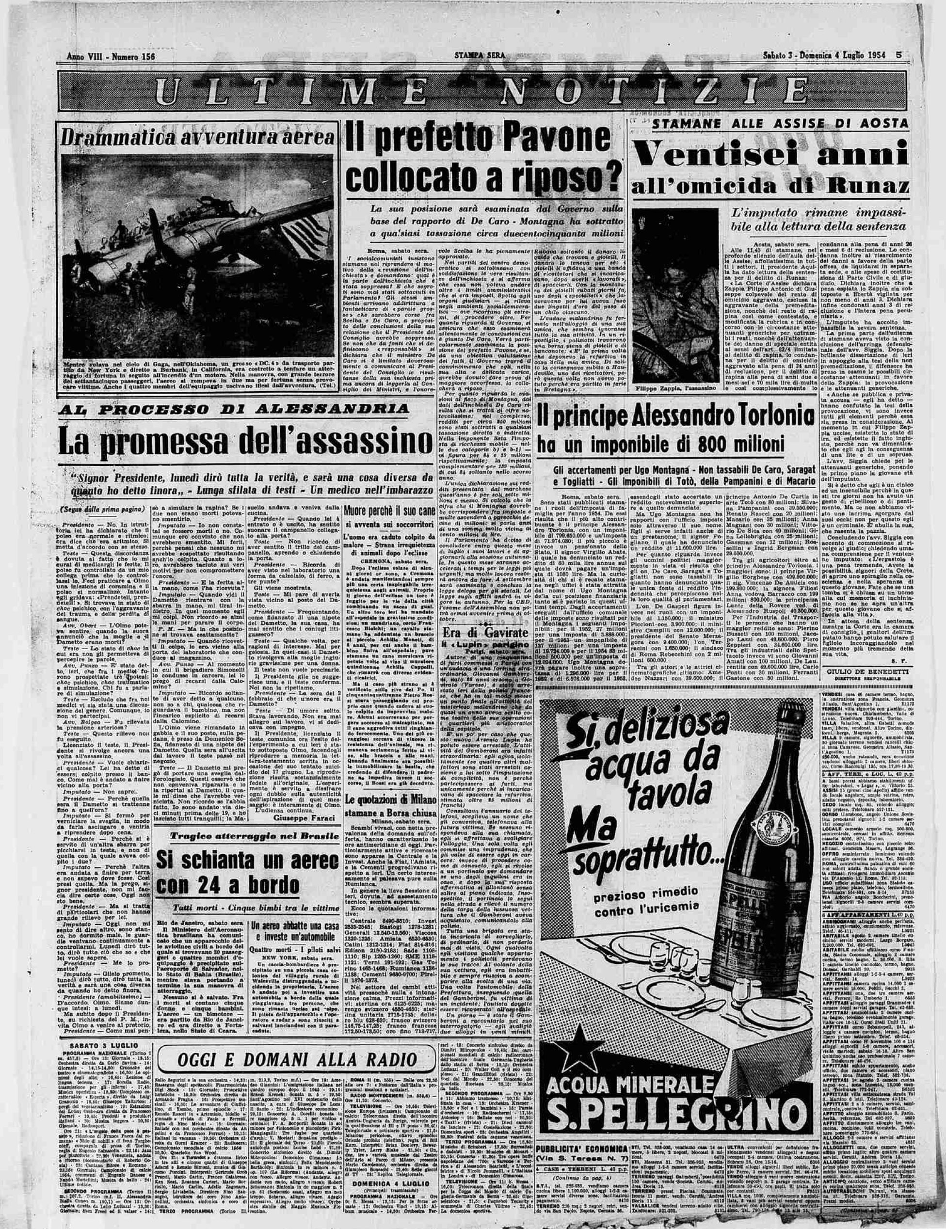 Ventisei anni all’omicida di Runaz