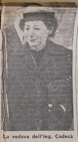Elena Piasesky, vedova di Erio Codecà