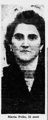 Maria Polla, accusata di avvelenamento