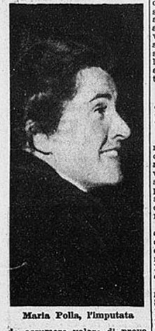 Maria Polla, accusata di avvelenamento