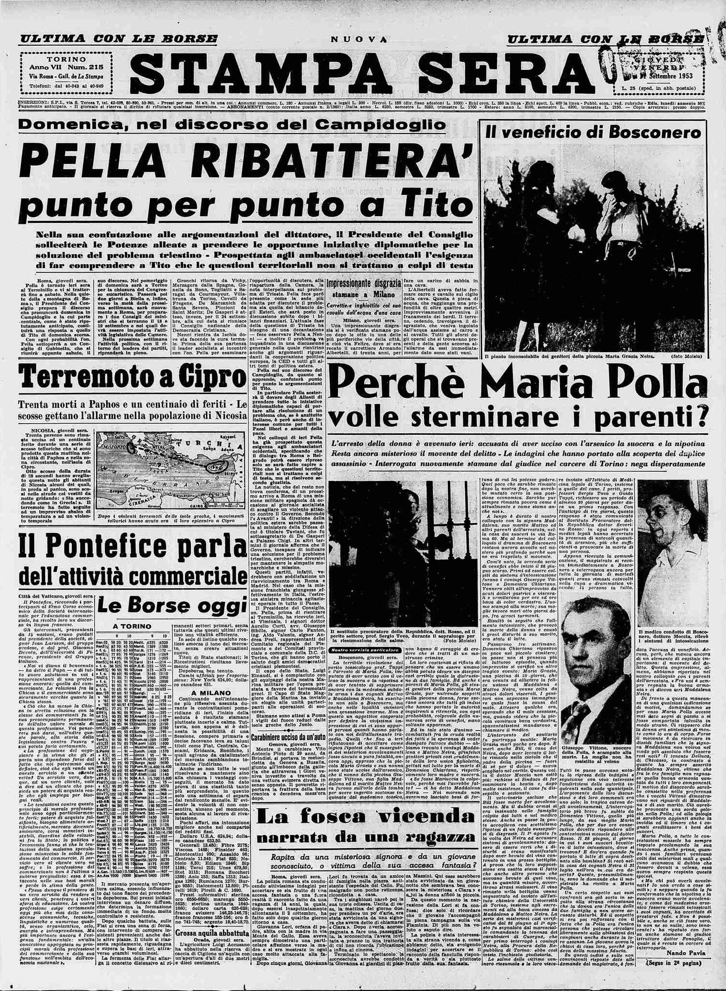 Perché Maria Polla volle sterminare i parenti?