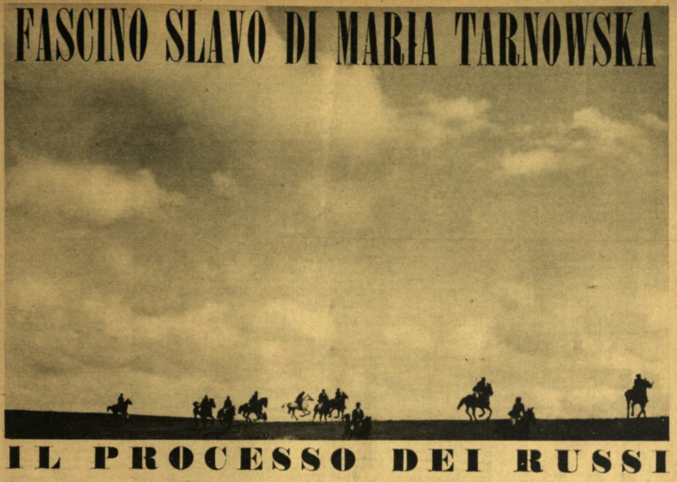 "Fascino slavo di Maria Tarnowska"