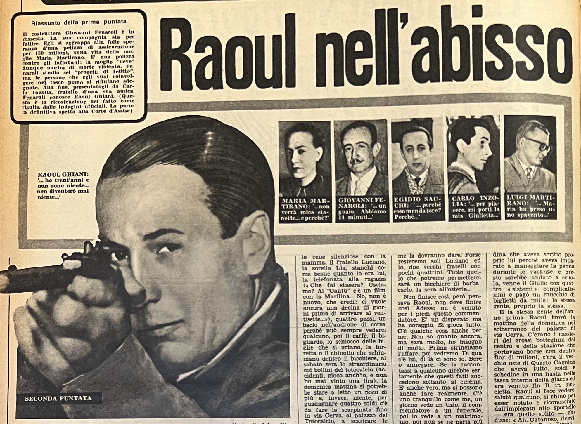I personaggi del dramma