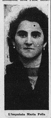 Maria Polla, accusata di avvelenamento