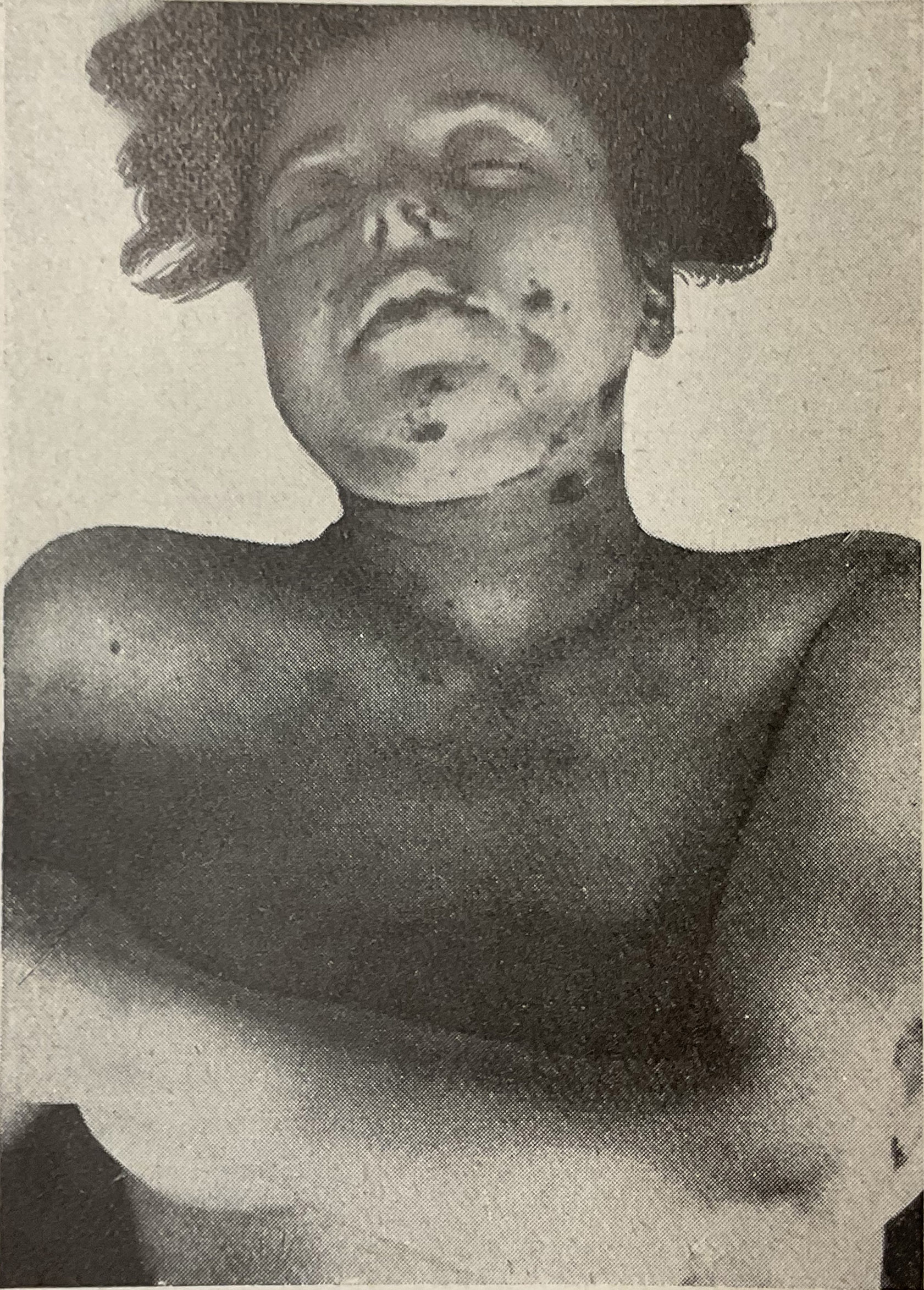 Il volto e il busto di Vittoria Nicolotti
