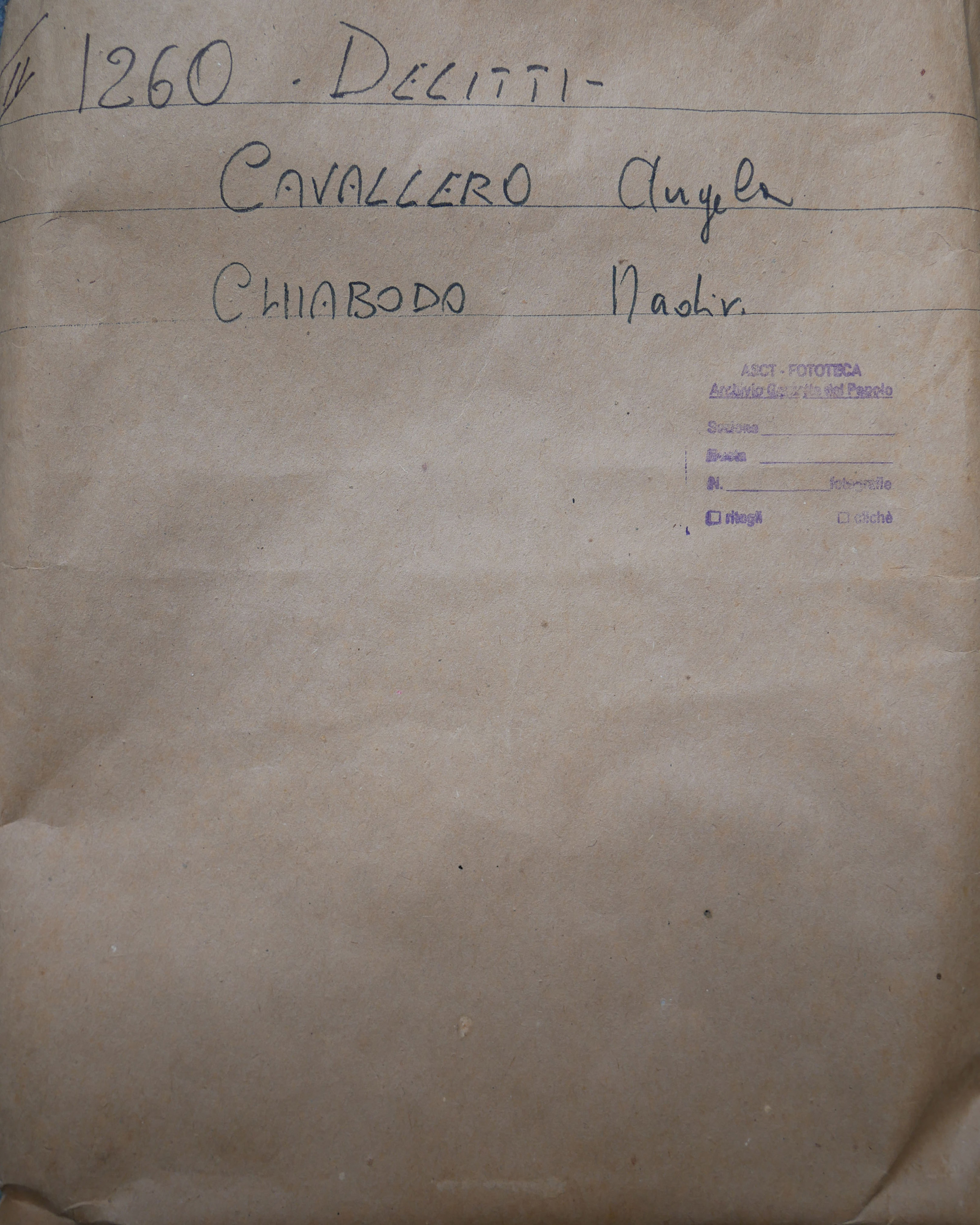 Buste Delitti Cavallero Angela Chiabodo Nadir - Archivio fotografico Gazzetta del Popolo
