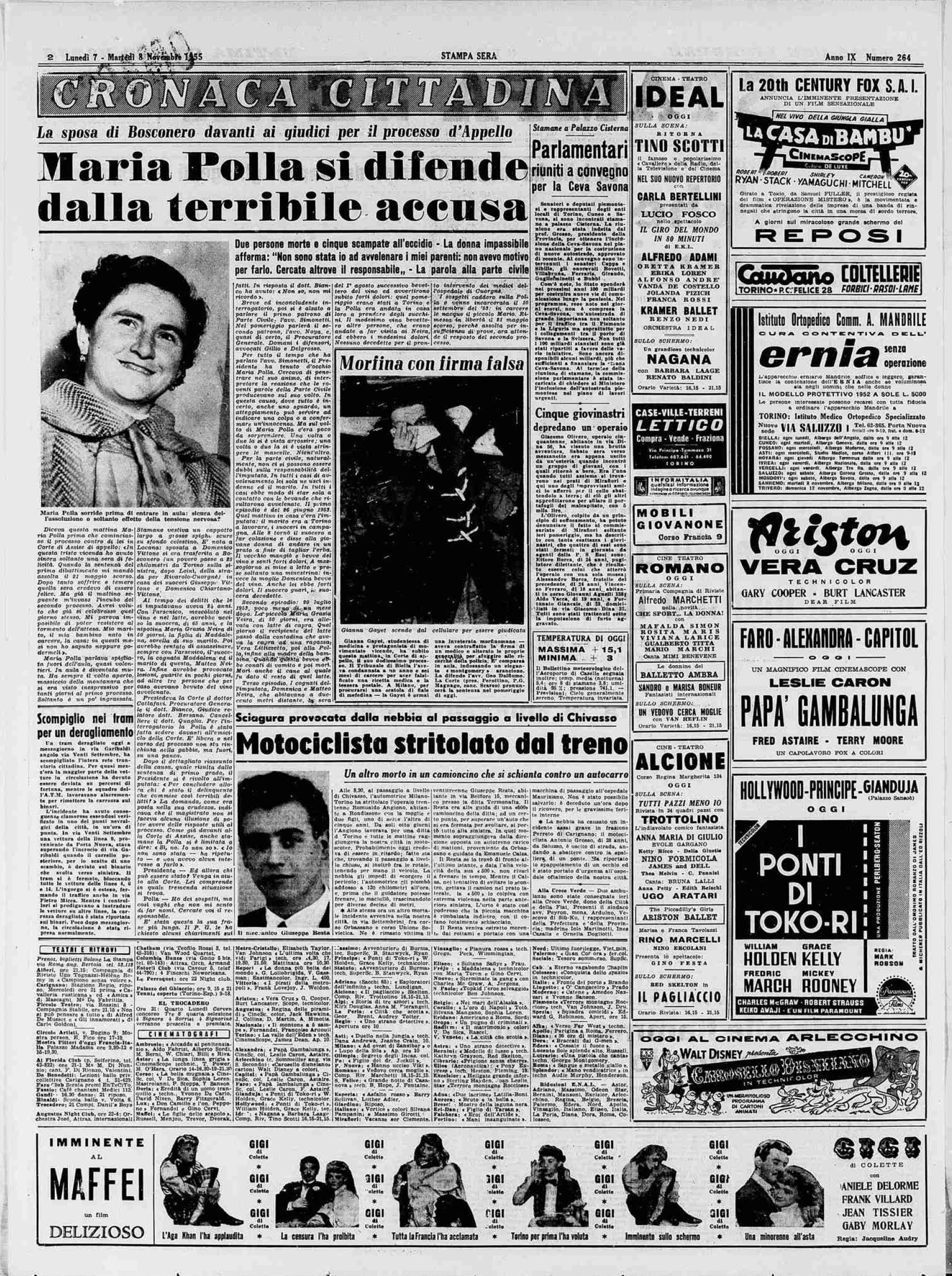 Maria Polla si difende dalla terribile accusa