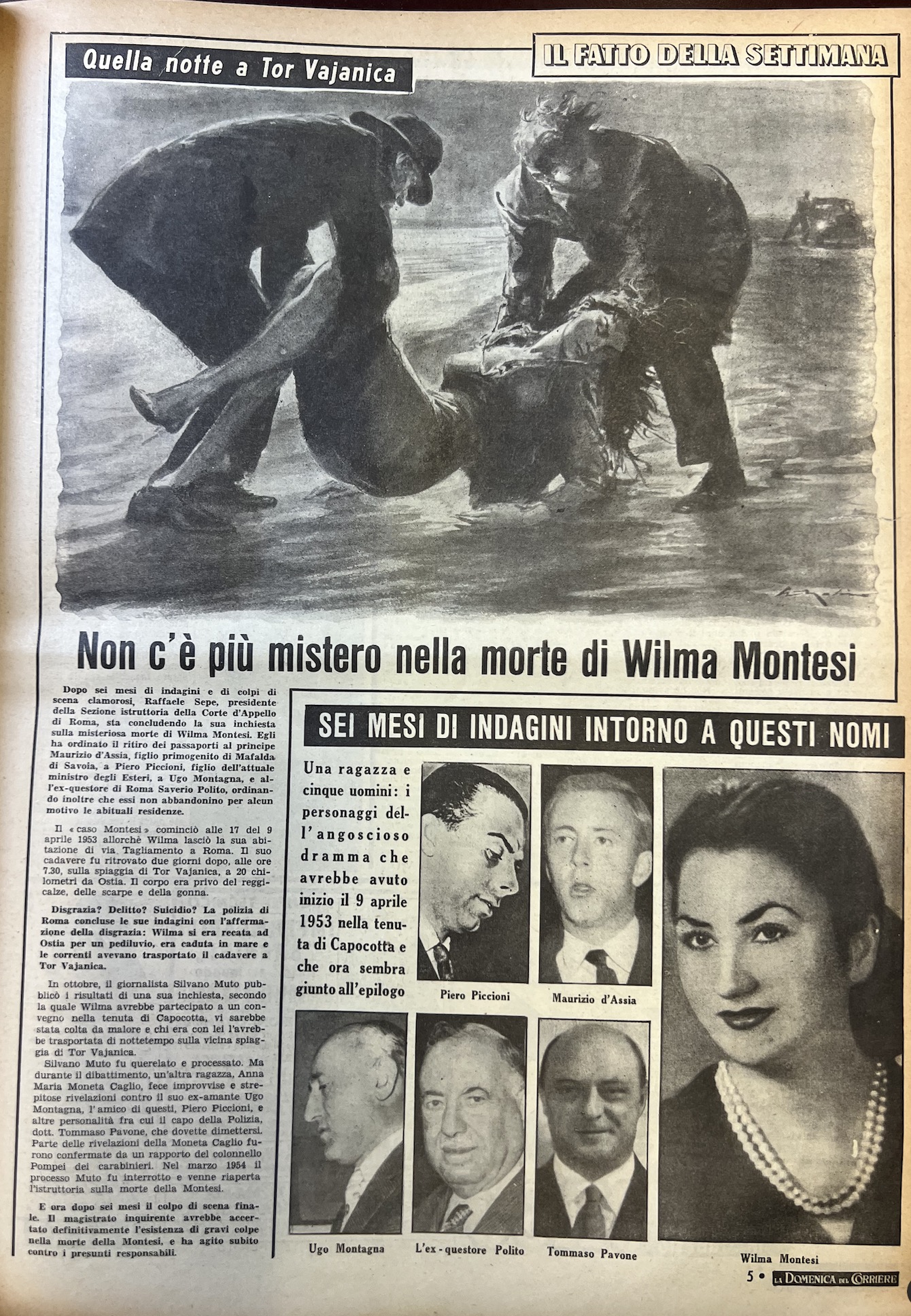 Non c'è più mistero nella morte di Wilma Montesi