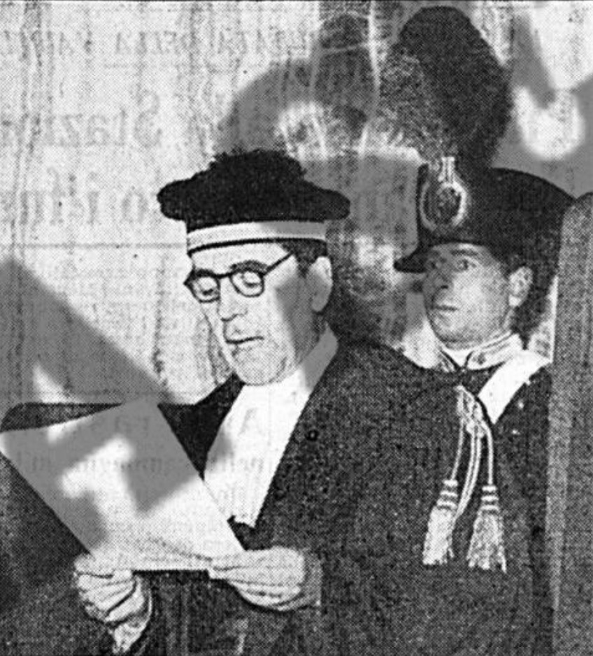 Il presidente Marantonio legge la sentenza