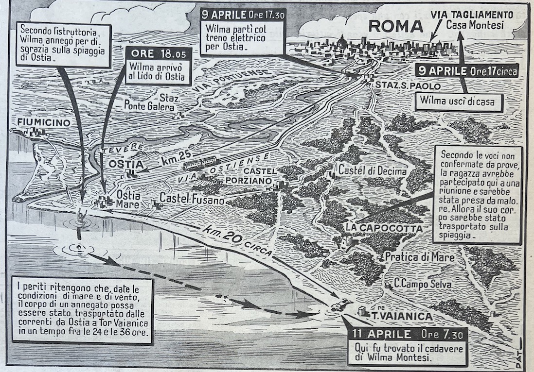 Ricostruzione del mistero di Wilma Montesi