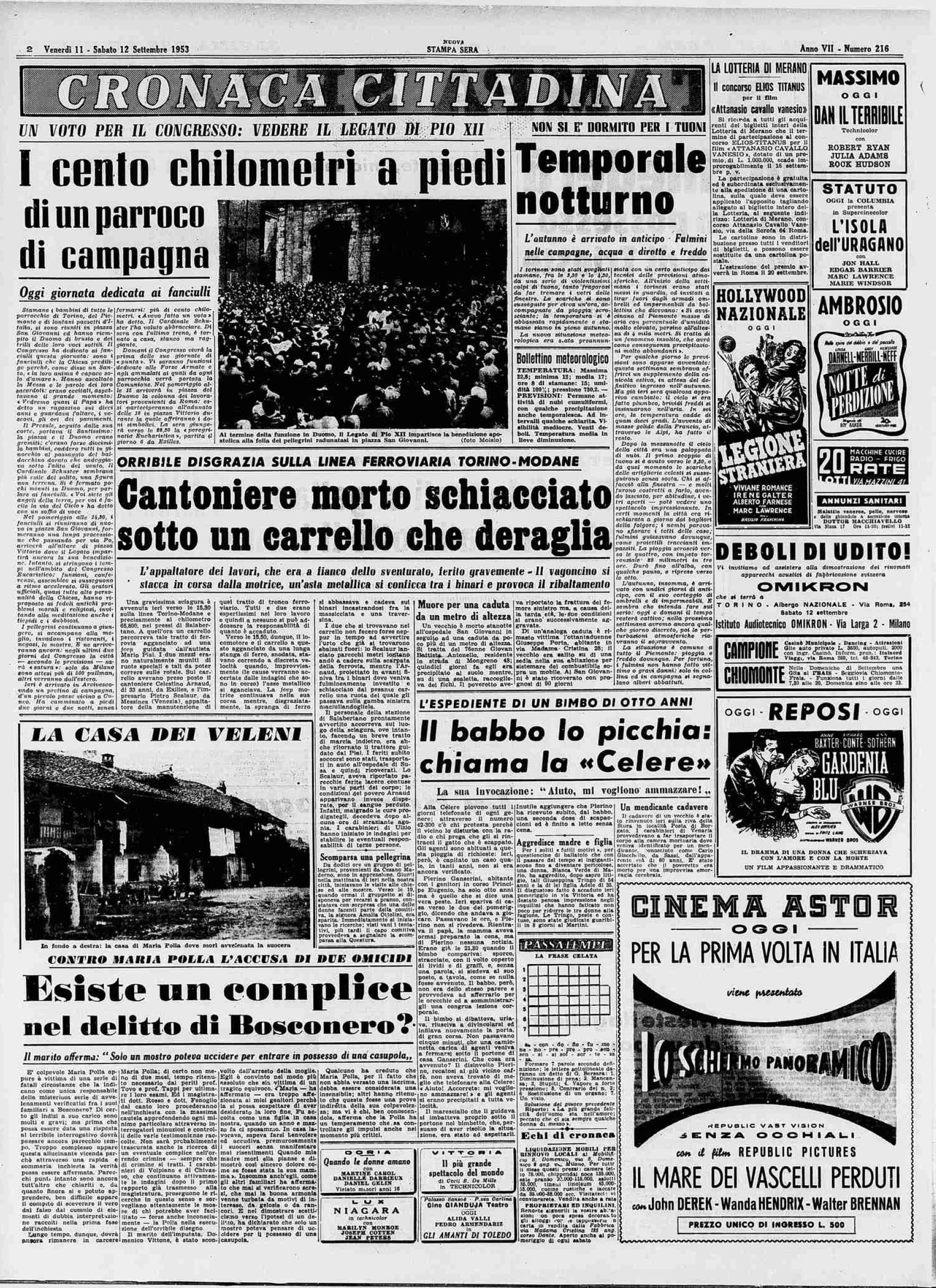 Esiste un complice nel delitto di Bosconero?
