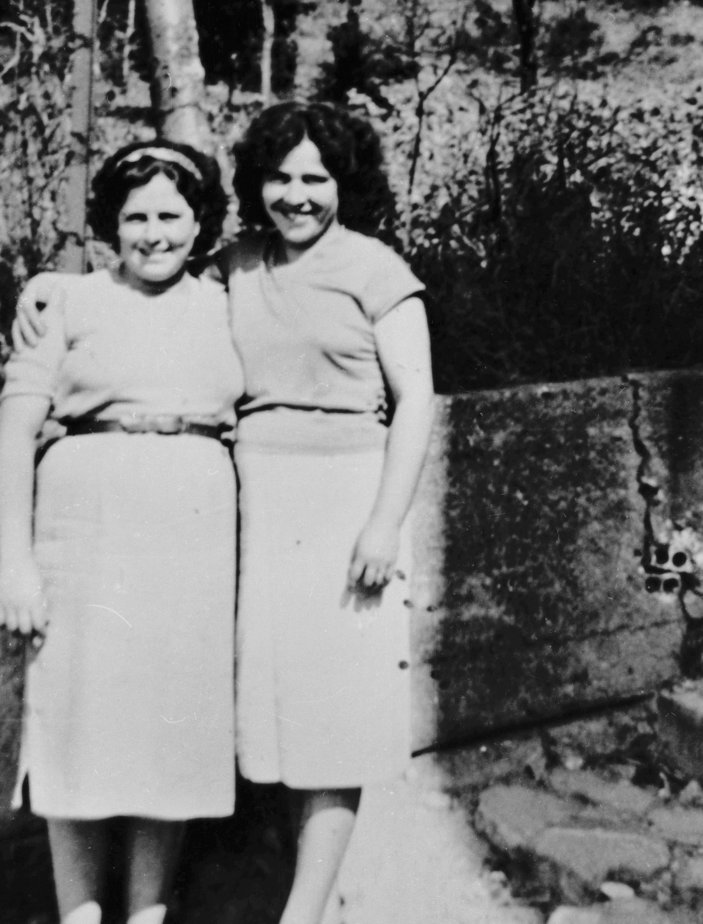Vincenzina Panetta con un'amica