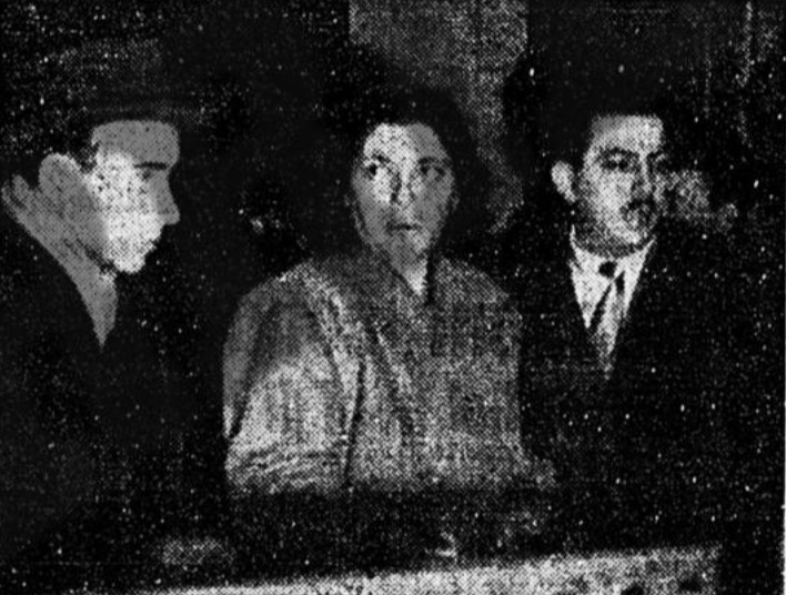 Caterina Fort scortata dalla polizia