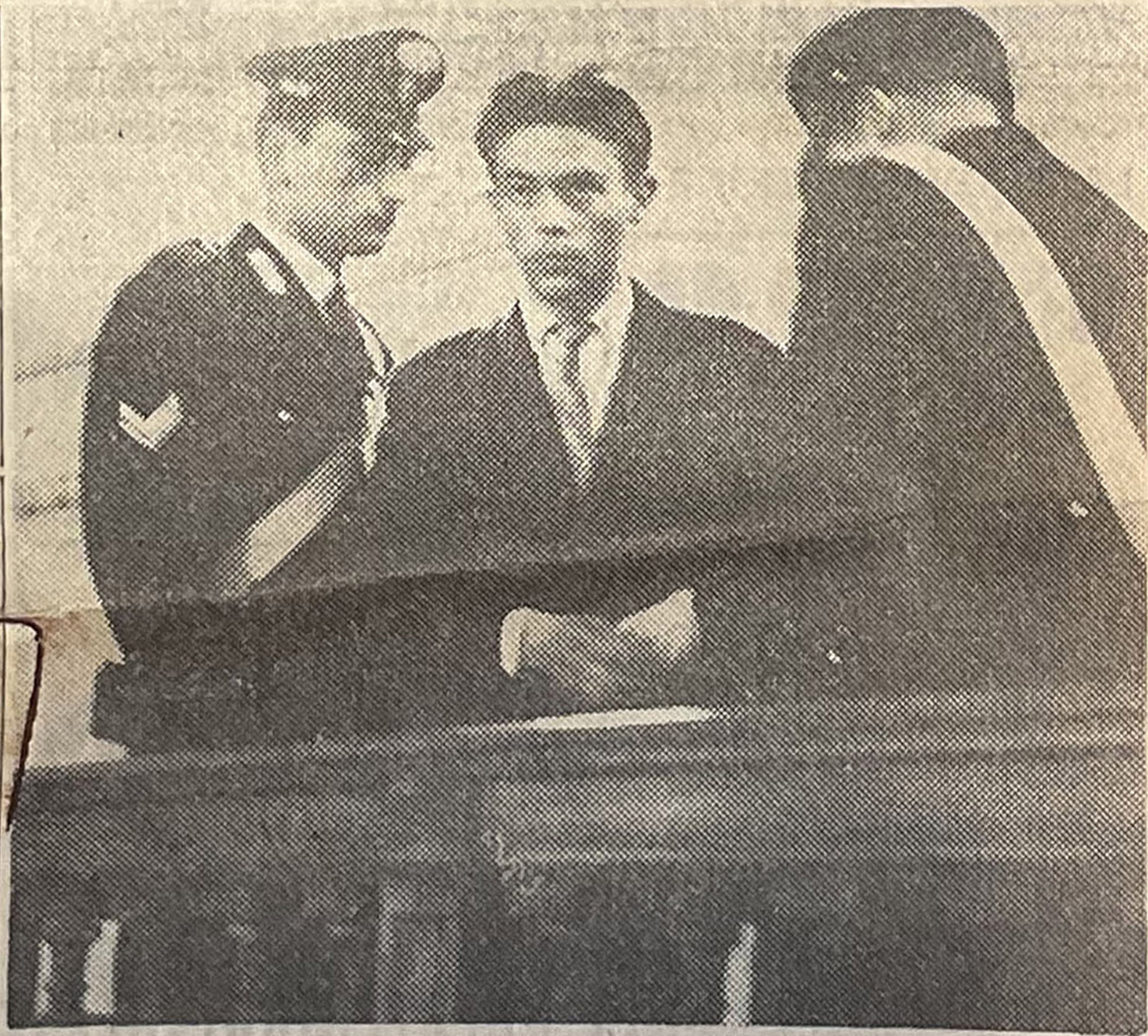 Francesco Virdis durante il processo di primo grado