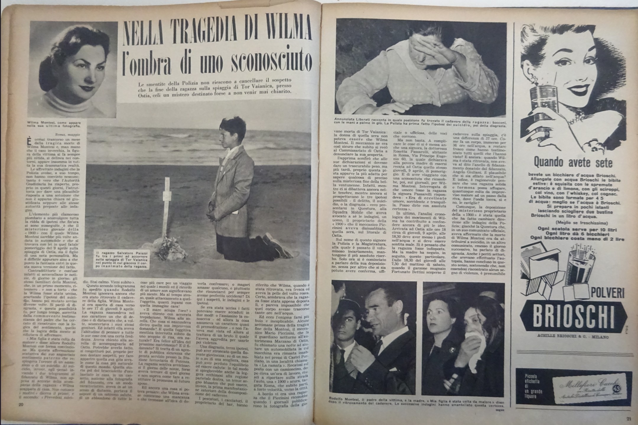 Nella tragedia di Wilma l'ombra di uno sconosciuto