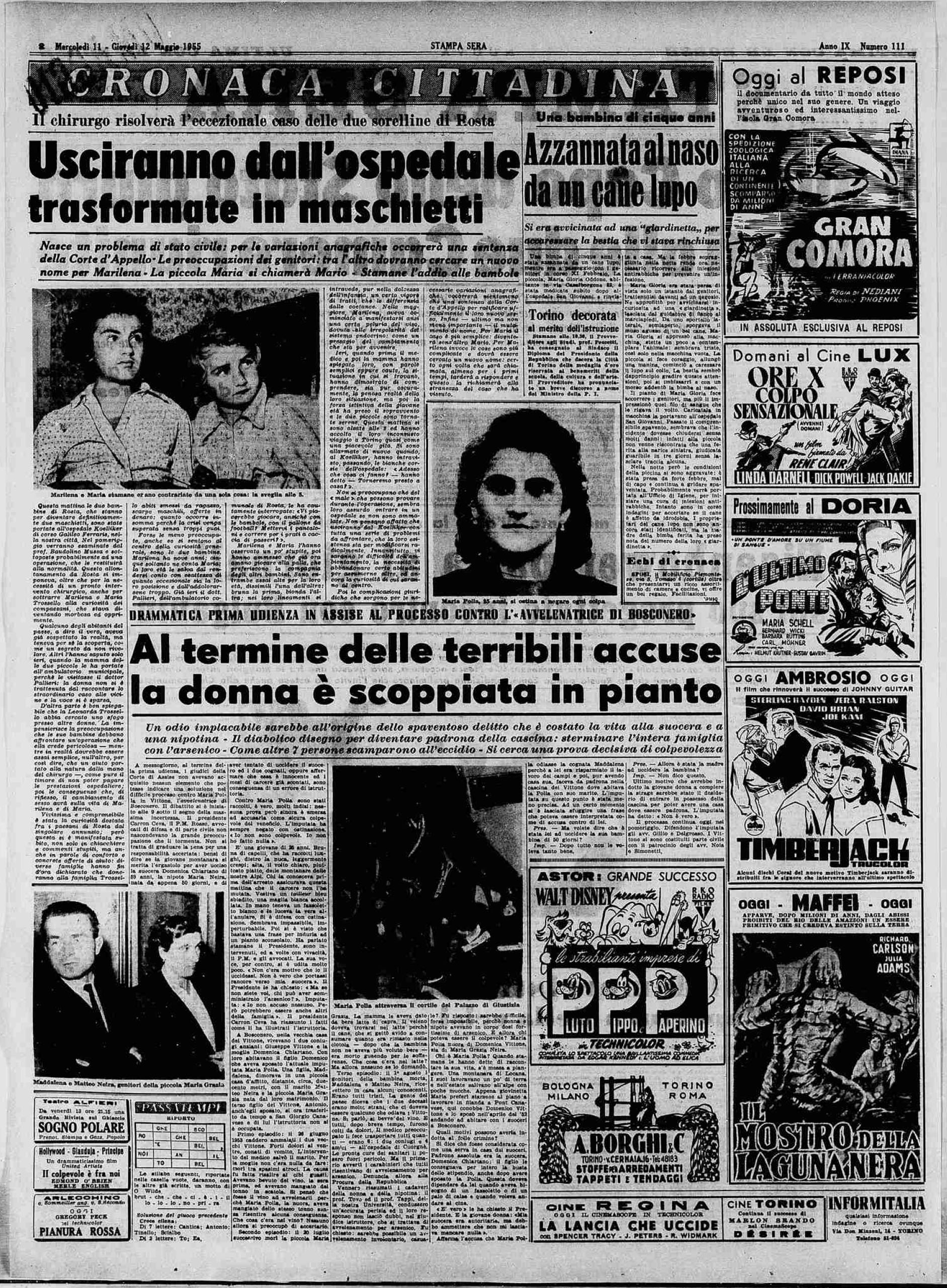Al termine delle terribile accuse la donna è scoppiata in pianto