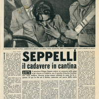 Seppellì il cadavere in cantina